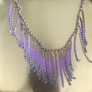 Juicy Couture metal fringe necklace